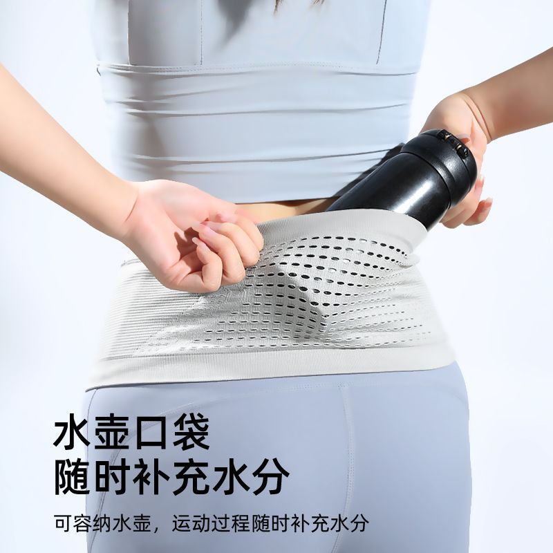 Sports Waist Bag Women's Running Mobile Phone Bag Gym Bag High Elastic Body-fit Invisible Outdoor Multi-function Bag Durable