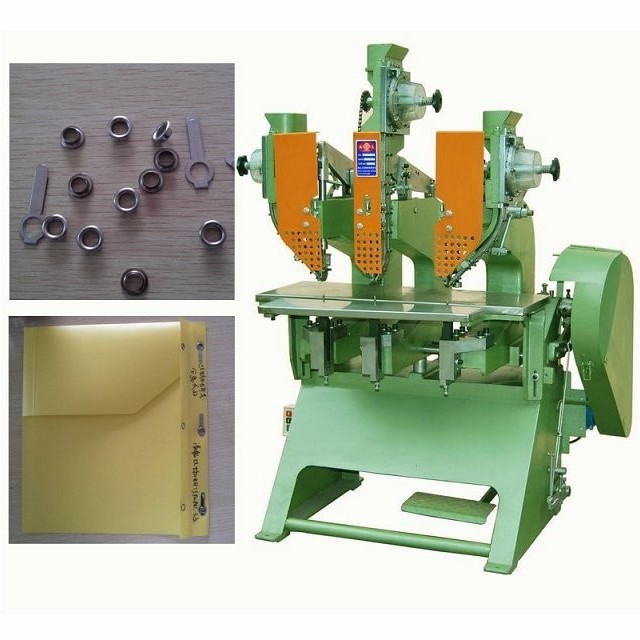 Полностью автоматическая машина для люверсов, воздушная машина для люверсов, быстрая папка для труда, машина для заклепок для файловых сумок