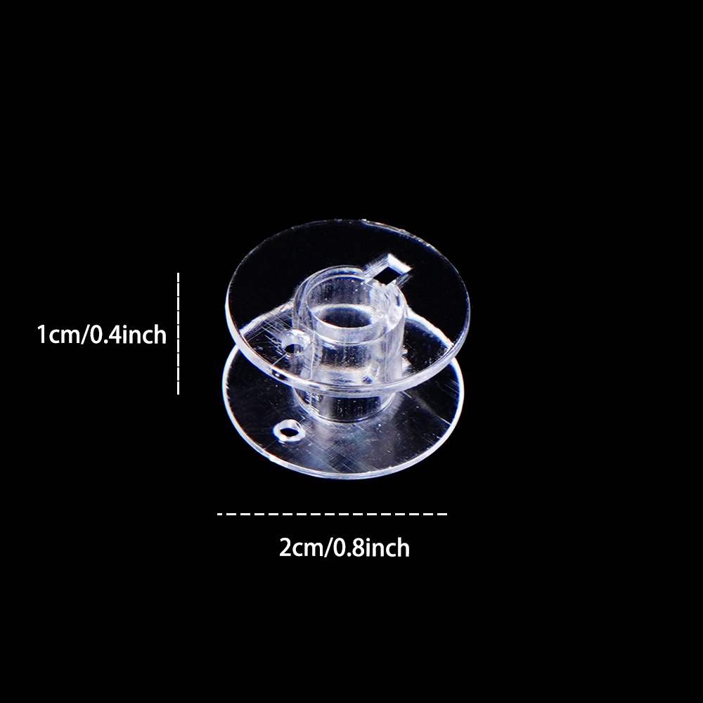 25-grid transparent bobbin box household multifunctional sewing machine universal bottom line sewing accessories suit plastic lock cylinder box