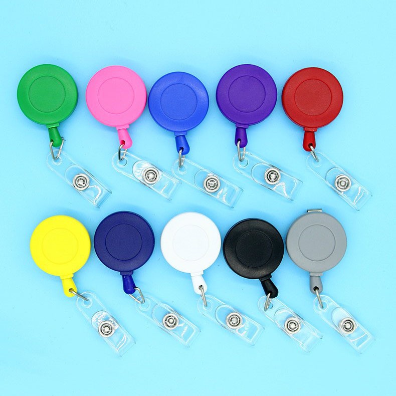 Анти-потеря, матовый легкий вытягивающийся зажим, круглый, телескопический, металлическая клипса для документов