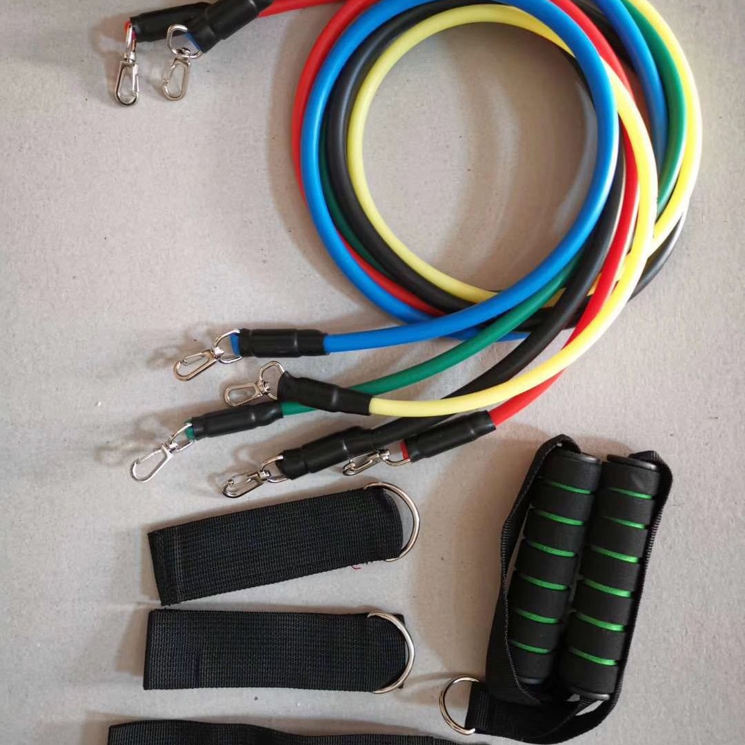 Крючки для комплекта из 11 предметов, аксессуары для фитнес-резинок, крючки из цинкового сплава, собачьи карабины