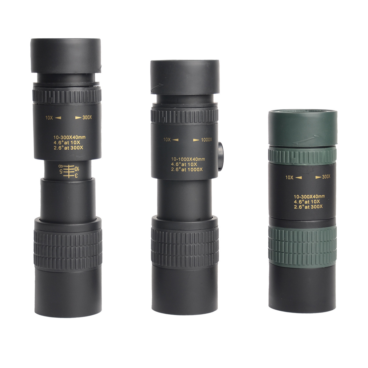 The new universal eagle zoom monocular telescope 10-300x 40 zoom mobile phone camera high-power high-definition telescope