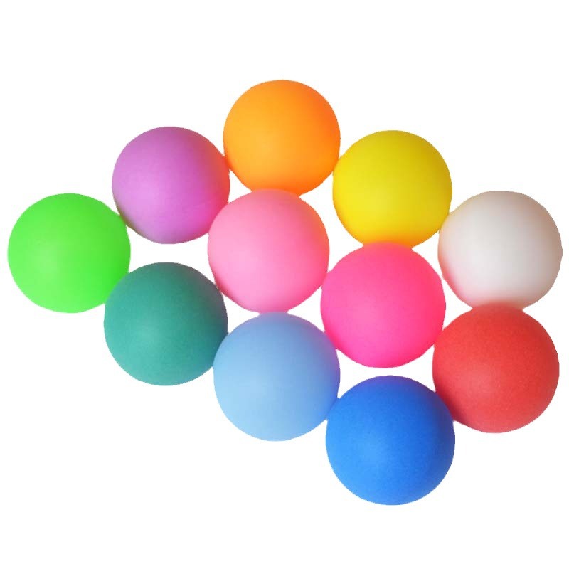 40mm frosted color table tennis PP seamless word-free lottery ball betting touch lottery ball plastic spray ball machine ball wholesale