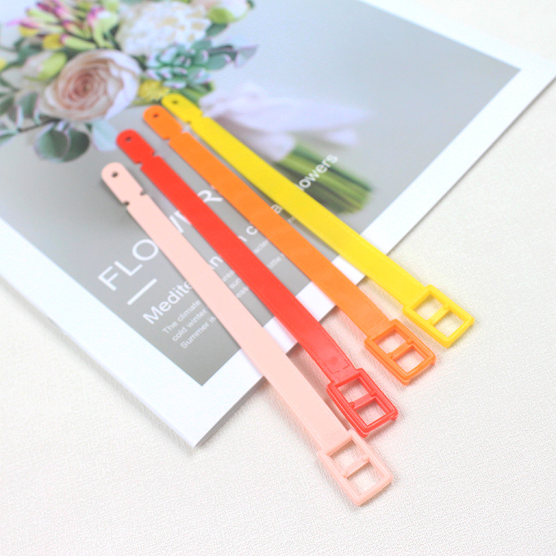 Color single hole Japanese buckle luggage tag lanyard luggage information tag ring rope boarding box sling 9 colors