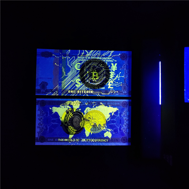 One Bitcoin Commemorative Banknote Export Commemorative Coin Banknote Collection Commemorative Banknote Btc Commemorative Coin