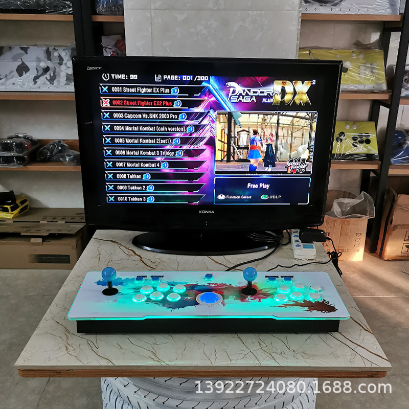 Trackball home arcade flying game machine 516 plus 3000 in one European and American English version of the classic nostalgic arcade