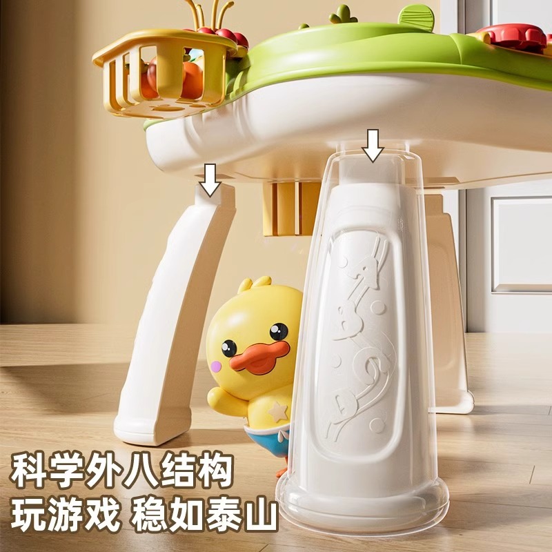 Early Education Game Table Children's Multifunctional Educational Baby Learning Baby Toy Table 6 Months 2 Boys 1-3 Years Old
