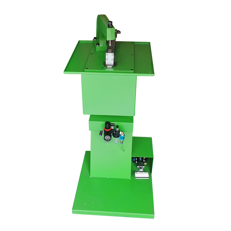 Factory in stock Metal Steam Eye Bucking Machine New Semi-automatic Ring Bucking Machine Pedal Beach Shoe Nailing Machine