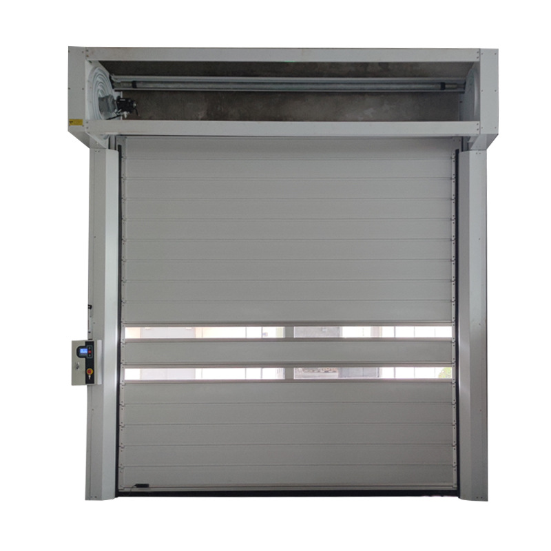 Factory direct supply electric rolling shutter door workshop garage aluminum alloy explosion-proof turbine hard fast electric rolling shutter door