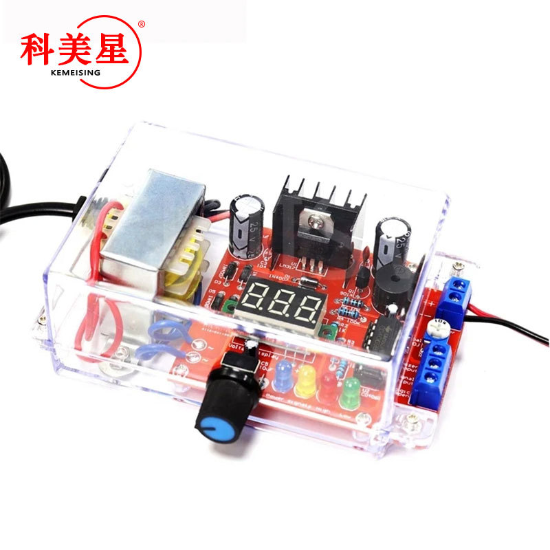 Набор платы регулируемого источника питания LM317 для обучения электронике DIY