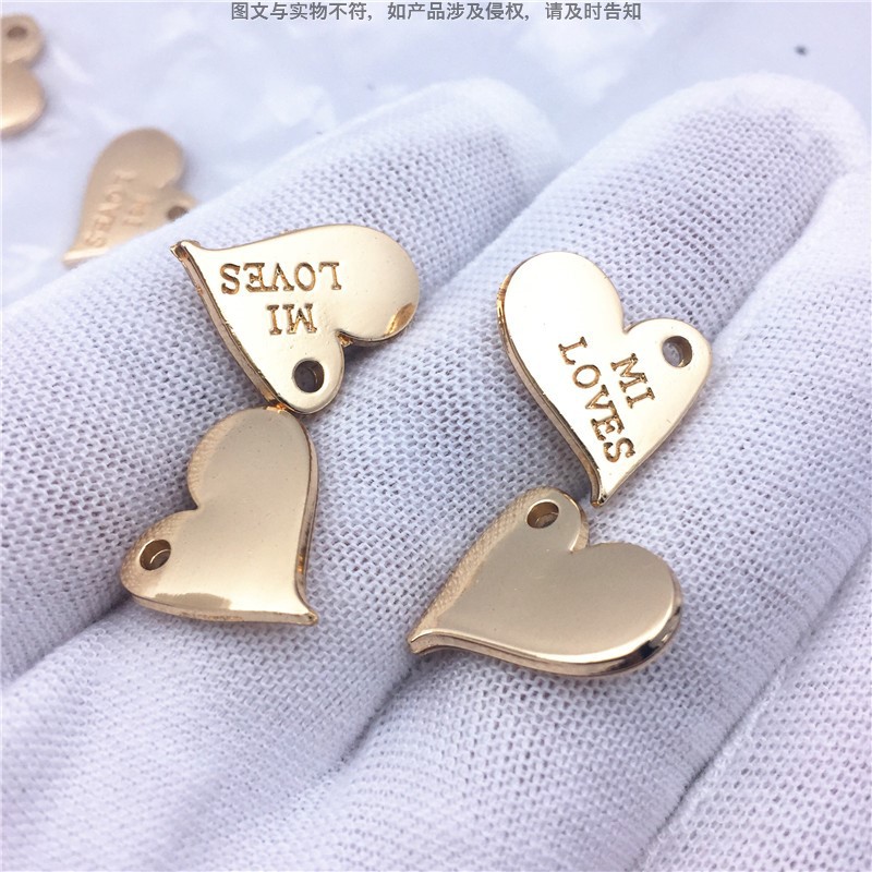 Factory couple gift new glass bottle tag love heart-shaped jewelry small jewelry pendant jewelry factory