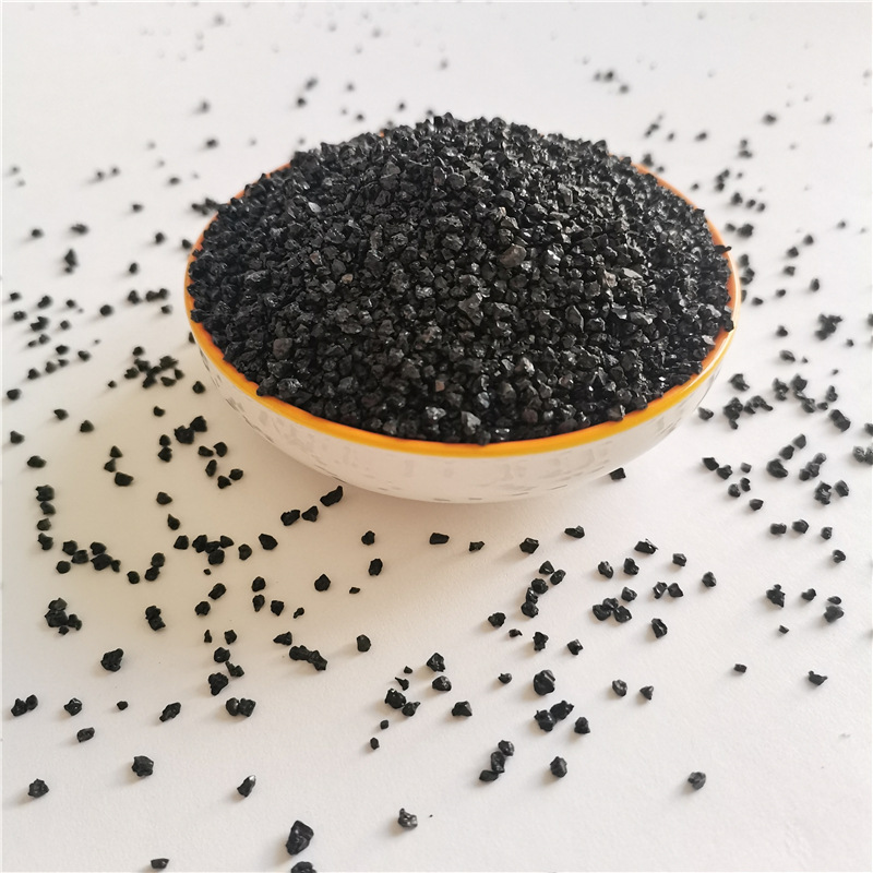 Emery Bright Black Sand Blasting Rust Removal Permeable Brick Black Copper Ore Sand Wear-Resistant Floor Machinery Polished Brown Corundum