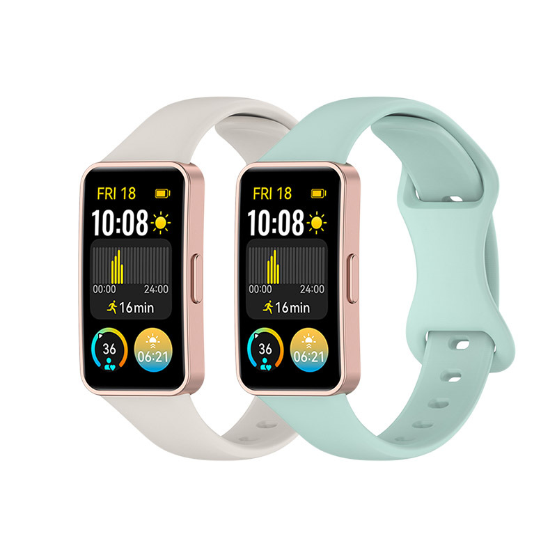 Suitable for Huawei Band 8/9/10 Butterfly Buckle Silicone Strap Huawei Band8/9/10 Strap in Stock