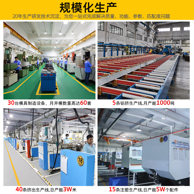 Spot Wholesale Aluminum Alloy Led Line Light Silver White Black Aluminum Profile Slot Surface Mounted Pc Cover Lighting Shell Kit