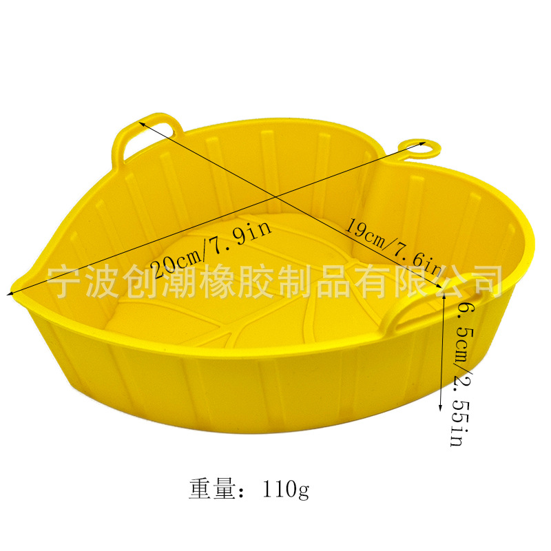 New Leaf Air Fryer Silicone High Temperature Resistant Baking Pan Baking Tool Multifunctional Leaf Cake Mold