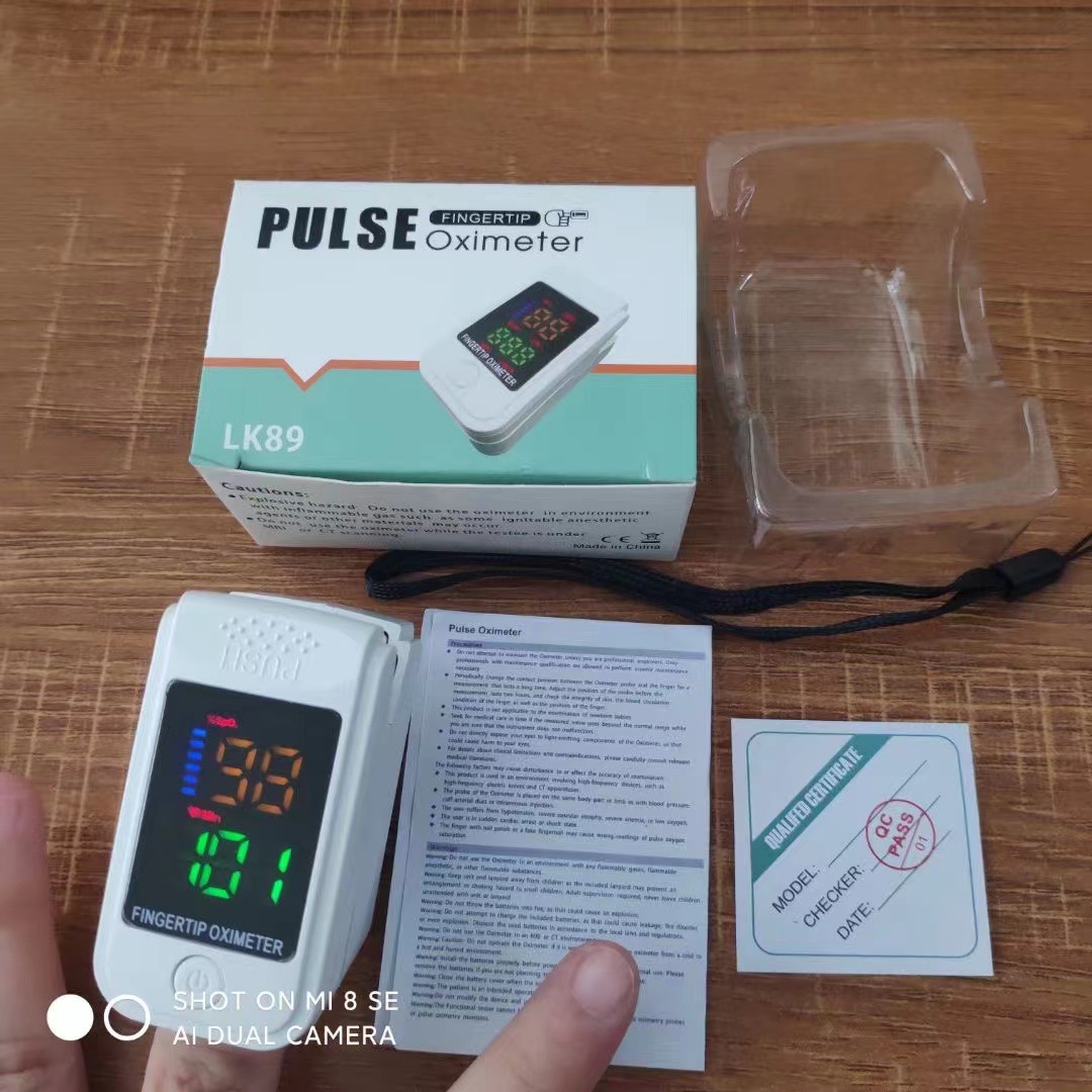 LK87 LK88 LK89 finger clip type pulse oximeter TFT oxygen saturation detector heart rate monitoring