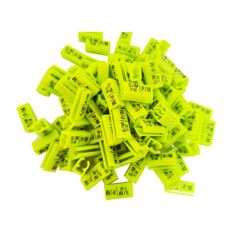 Plastic Clothes Hanger Size Ring Clothing Size Buckle Size Clip Sample Color Can Be Printed with Small Square Buckle