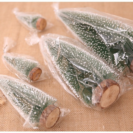 Mini Christmas tree Christmas Cedar desktop white pine needle tree window decoration Christmas gift Christmas decorations