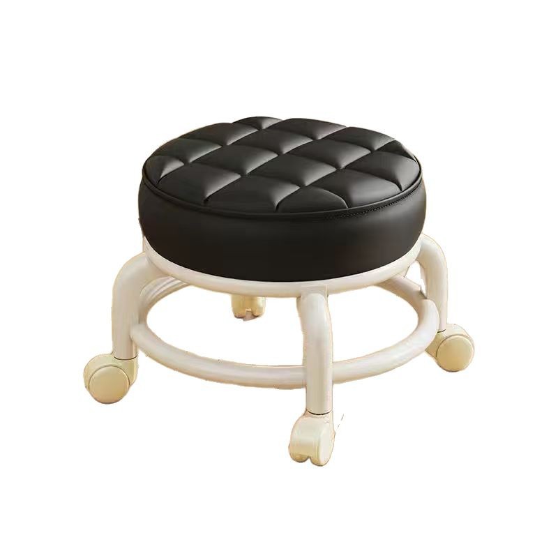 Roller Skating Small Chair Household Pulley Low Stool Cyber Popular Lazy Sofa Stool Universal Wheel Shoe Changing Stool Children's Toddler Stool