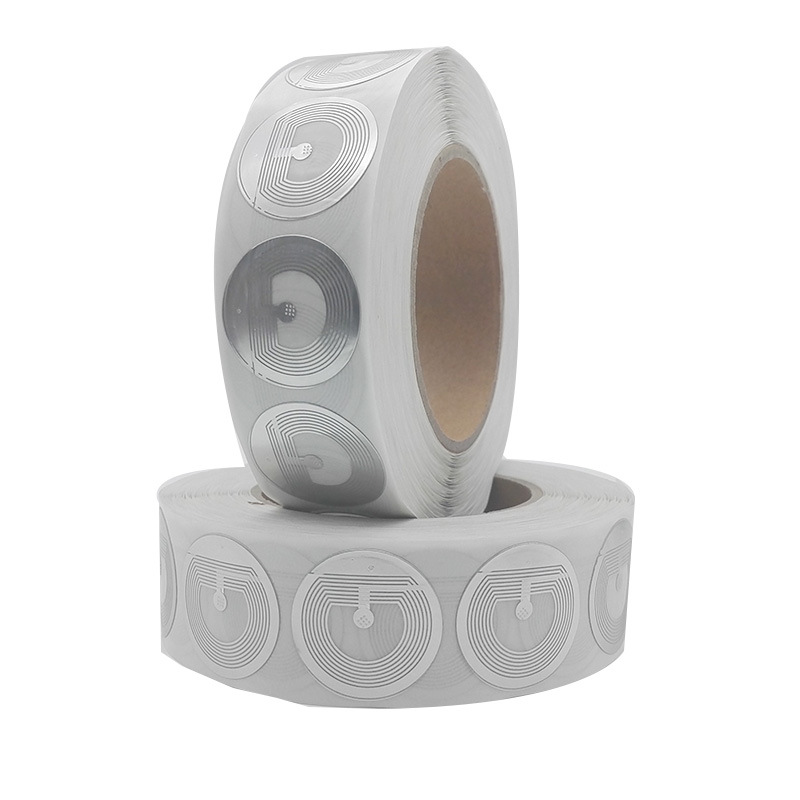 Round 33mm Anti-Theft Barcode Magnetic Strip Soft Label for Supermarkets, Rf-Specific Soft Tags for Supermarkets