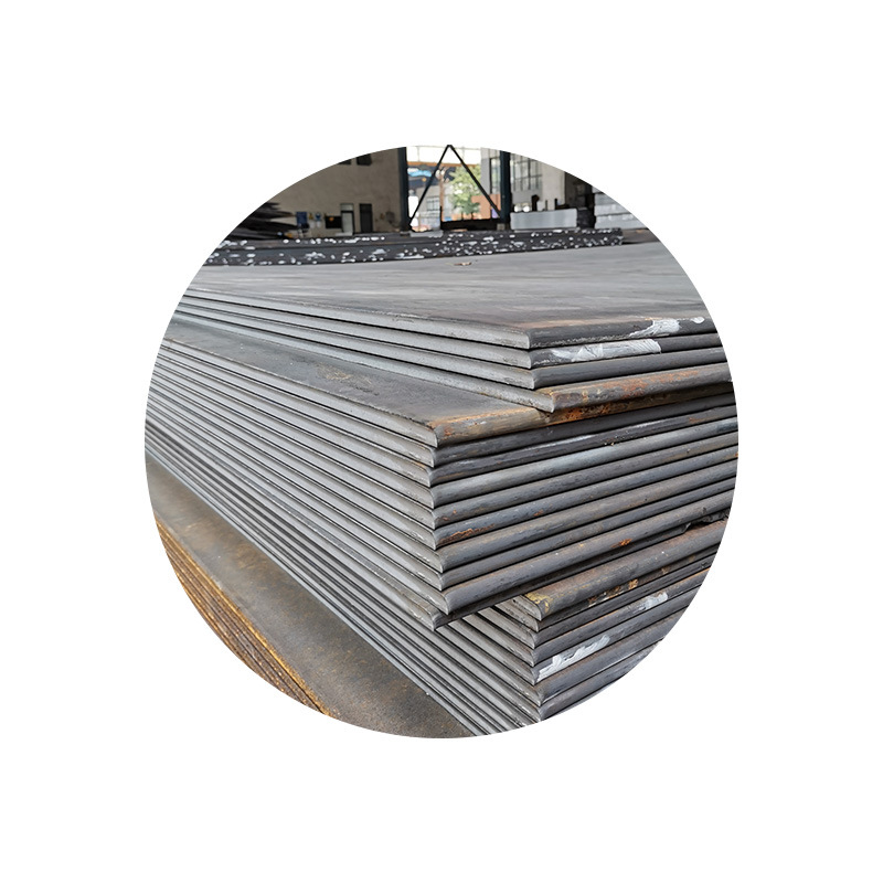 Guangdong supply medium-thick iron plate hot-rolled steel plate processing construction site hot-rolled general plate can be fixed to size to add steel plate