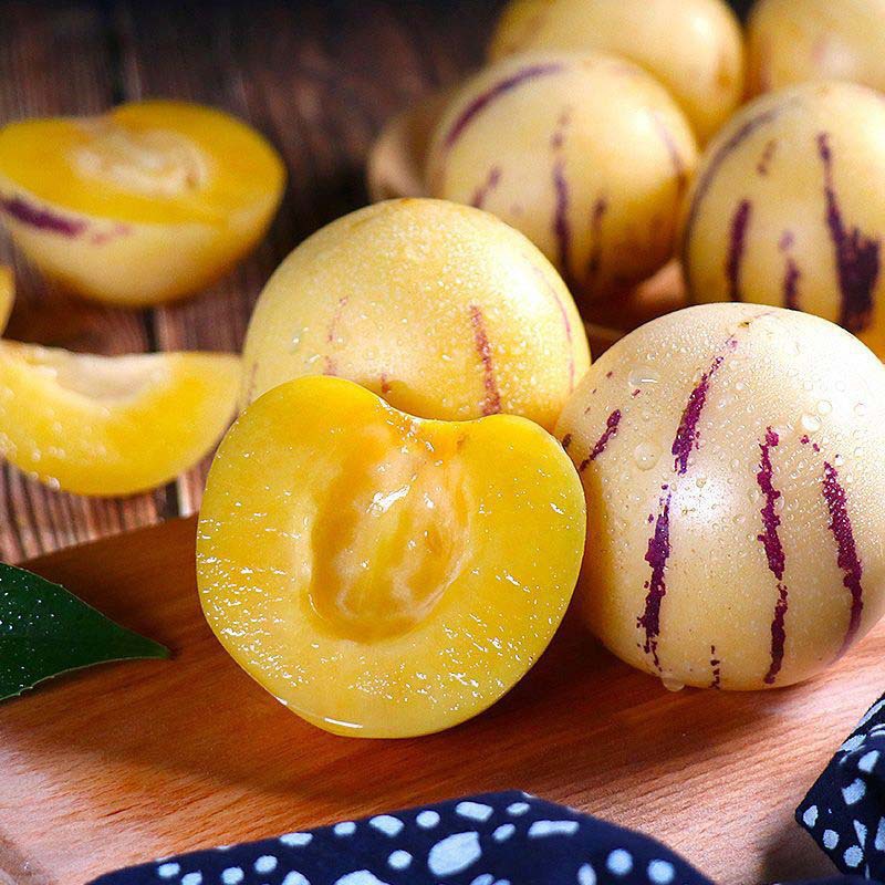 Shilin Ginseng Fruit Yunnan 10 Round Fruits Seasonal Fresh Fruit for Pregnant Women Yellow Flesh Ginseng Fruit Whole Box Large Fruit Free Shipping