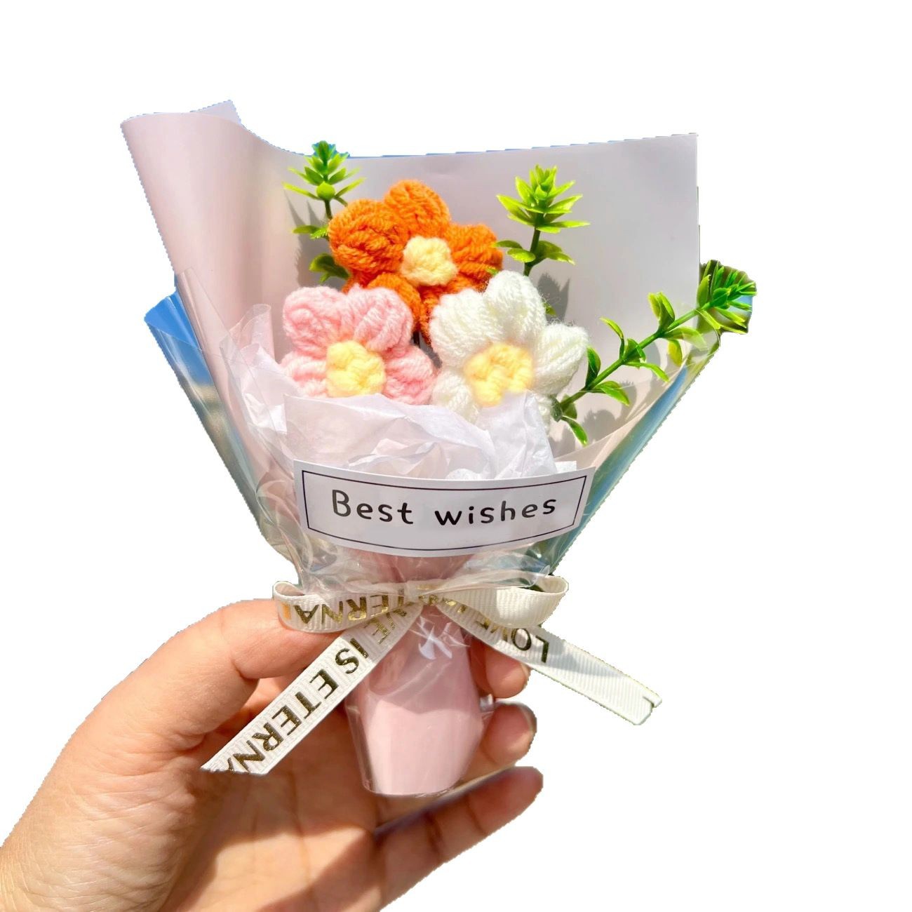 New Mini Mini Wool Flower Eternal Flower Simulation Fake Flower Small Flower Bundle Women's Day Birthday Gift