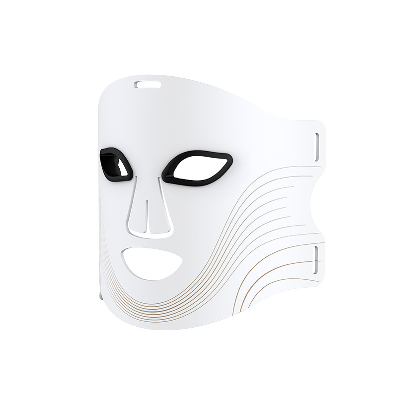 Cross-Border Popular M08 Infrared Photon Rejuvenation Mask Instrument Colorful Led Household Silicone Portable Beauty Mask