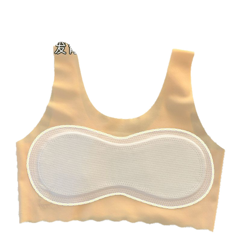 Developmental underwear girls summer thin ice silk seamless girl vest students 7-13 years old children bra students
