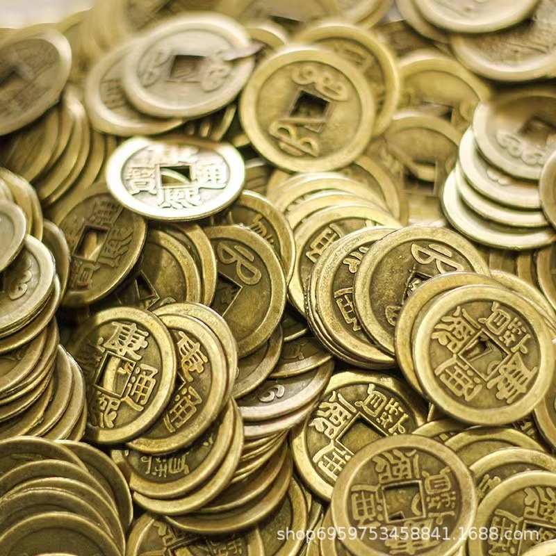 Цинковый сплав антикварные деньги Пяти Императоров оптовая продажа металлические имитации династии Цин медные сплавы крупные медные монеты розничная оптовая продажа