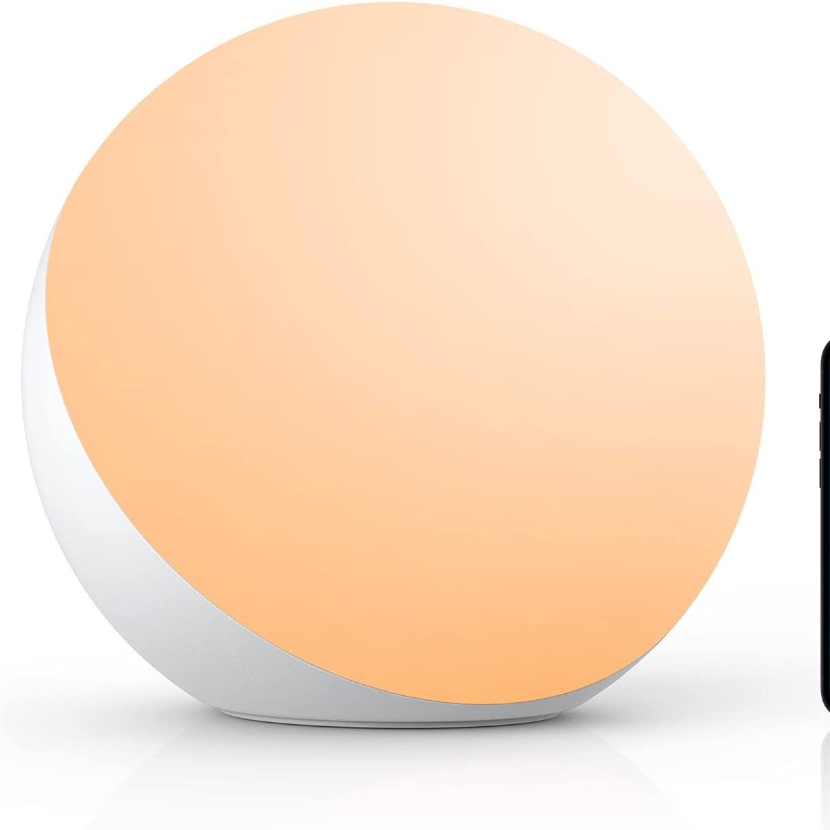 Сферический ночник T21, умная граффити, приложение, прикроватная лампа, защита глаз для детей, лампа для патов