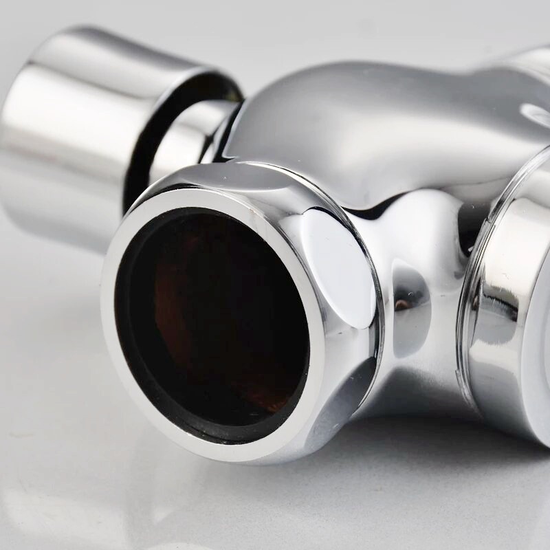 All copper stool flush valve four-way flush valve urine delay valve hand flush valve squatting pan three-way flush valve