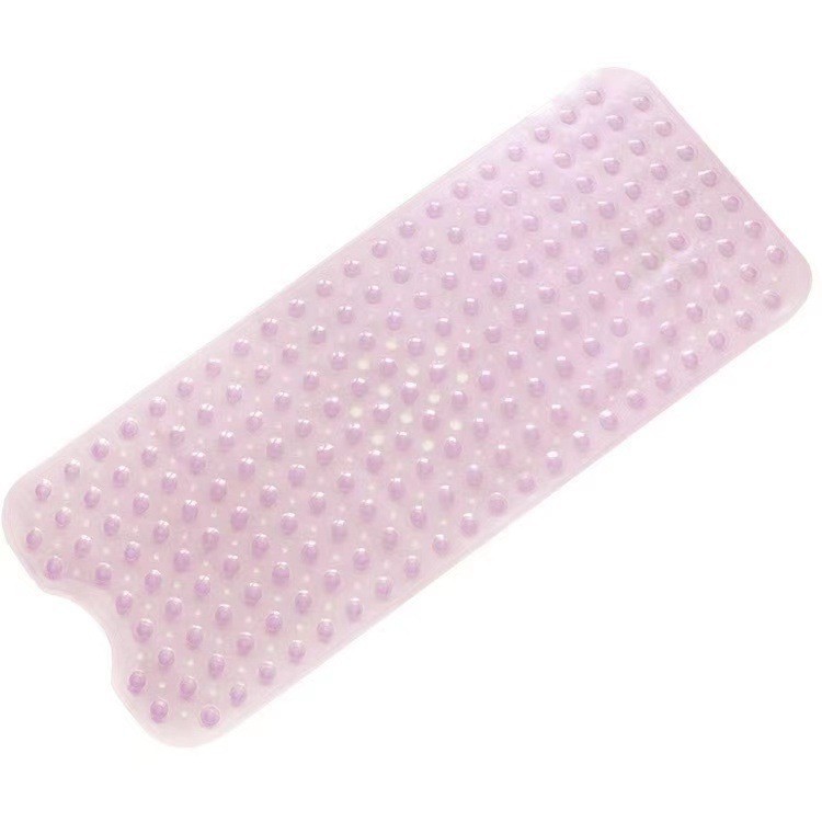 100*40 Bathtub Mat Amazon Pvc Bathroom Anti-Slip Mat with Suction Cup Floor Mat Export Wholesale Bathroom Waterproof