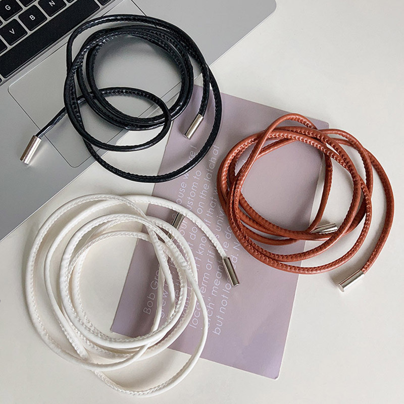 Tight waist chain Korean thin belt Joker decorative straps with dress bow waist rope women manufacturers wholesale