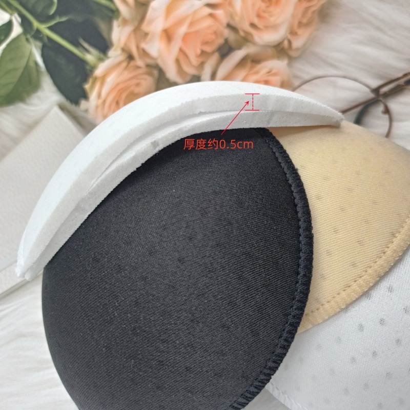 Round Thin Breathable Chest Pad Sports Underwear Swimwear Insert Bra Underwear Coaster Factory Direct Supply