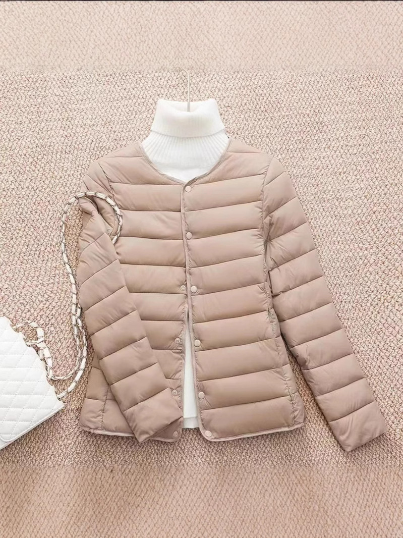 Women's cotton-padded jacket 3 light and thin inner container cotton-padded jacket short 2024 new autumn and winter cotton-padded jacket inner container warm coat