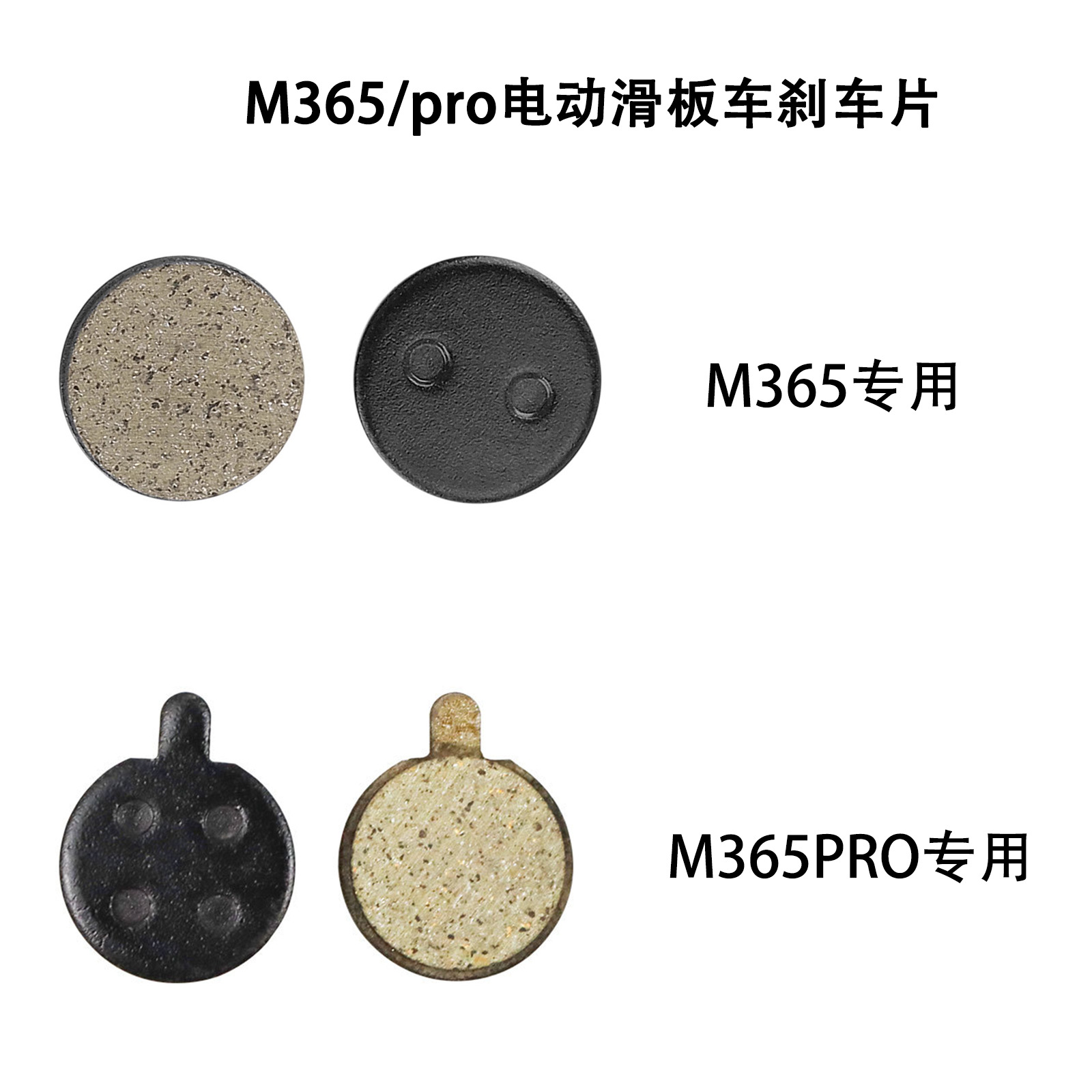 Suitable for M365/Pro Electric Scooter Brake Pads, Balance Car Rear Wheel Disc Brake Pads