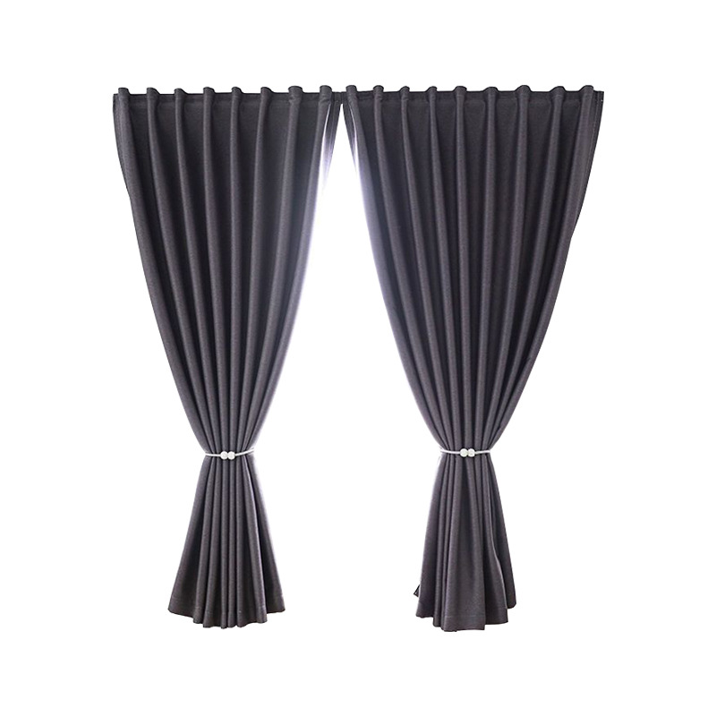 Korean Best-Selling Cross-Border Amazon Velcro High-Precision Curtains Blackout Curtains Without Punching Shaoxing Keqiao Curtains