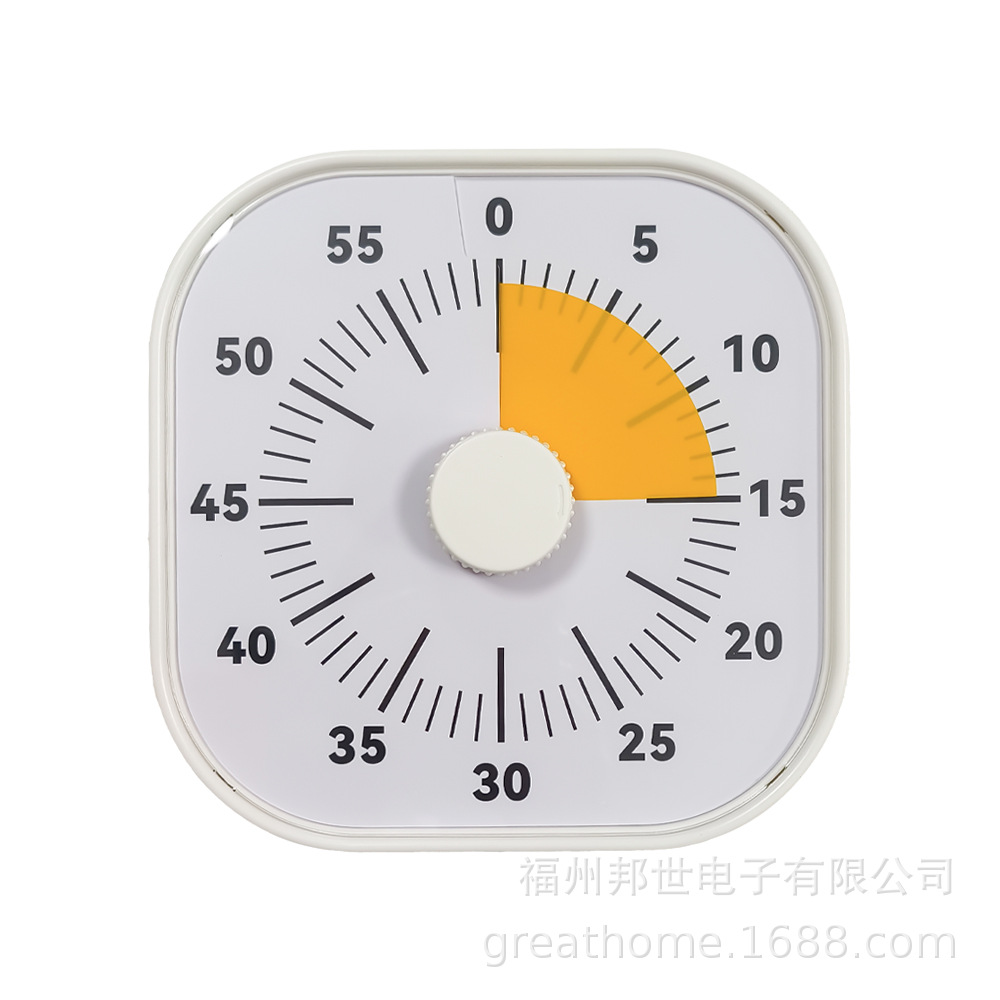 20cm super-large ultra-quiet walking time visual timer magnetic timer time management timer