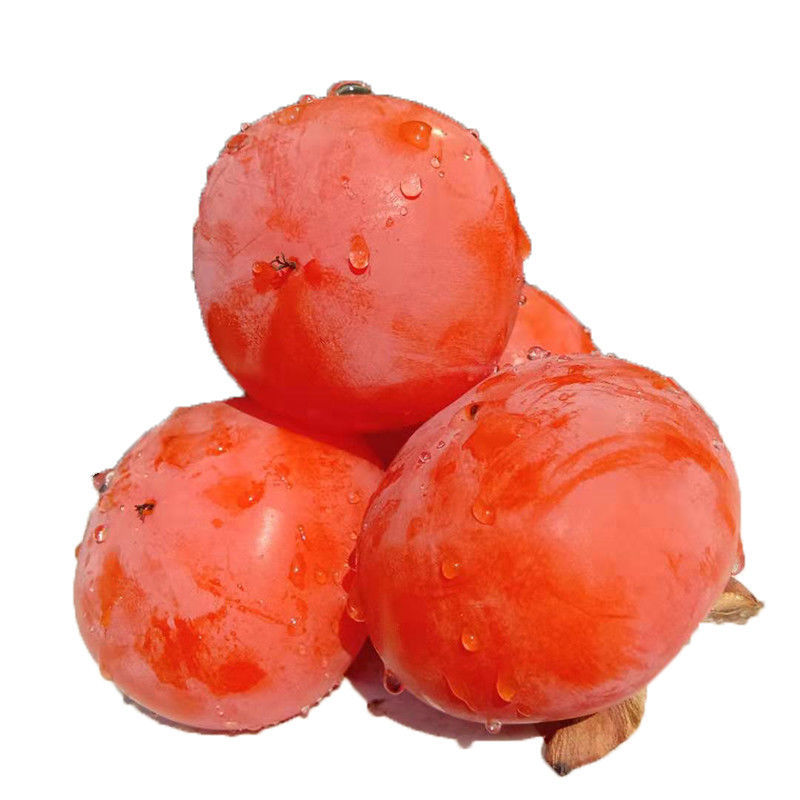 Freshly Picked Shaanxi Fire Crystal Persimmon Fresh Fruit Seasonal Whole Box Free Shipping Crisp Crystal Cupping Small Soft Sweet Mini