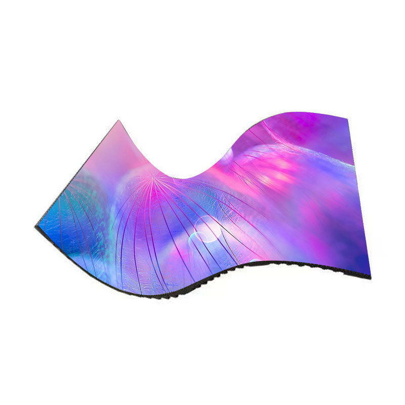 led special-shaped screen flexible screen soft module high-definition curved screen led display full-color special-shaped display circular screen