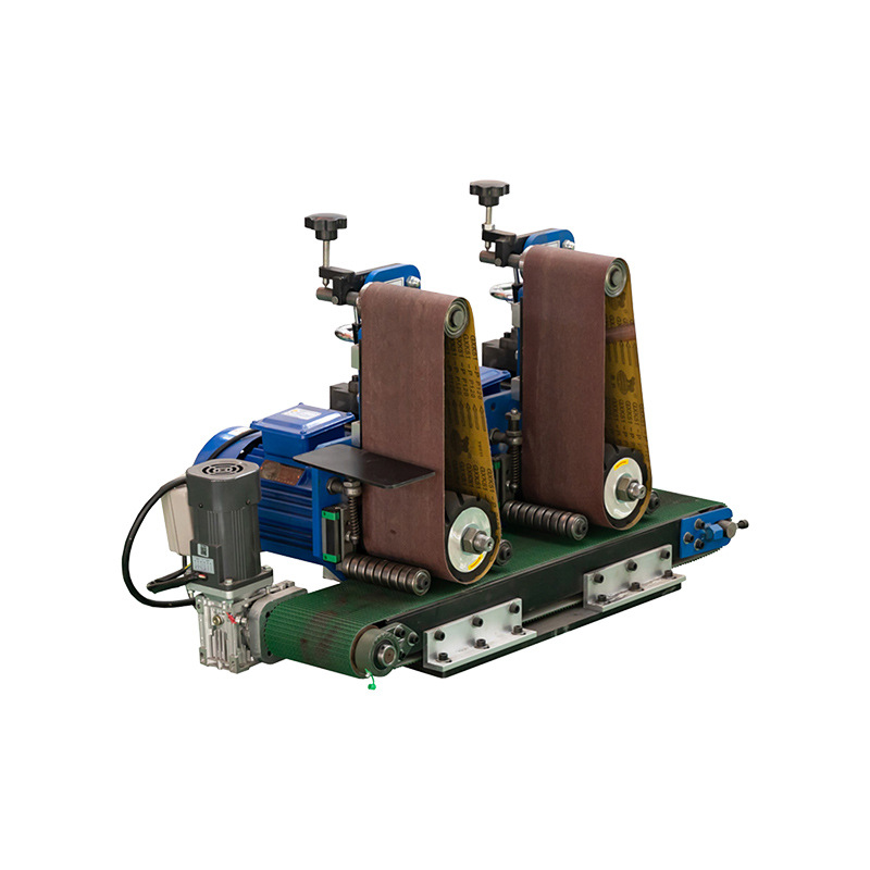 150mm double group plane polishing machine small industrial metal surface polishing deburring grinding machine polishing machine