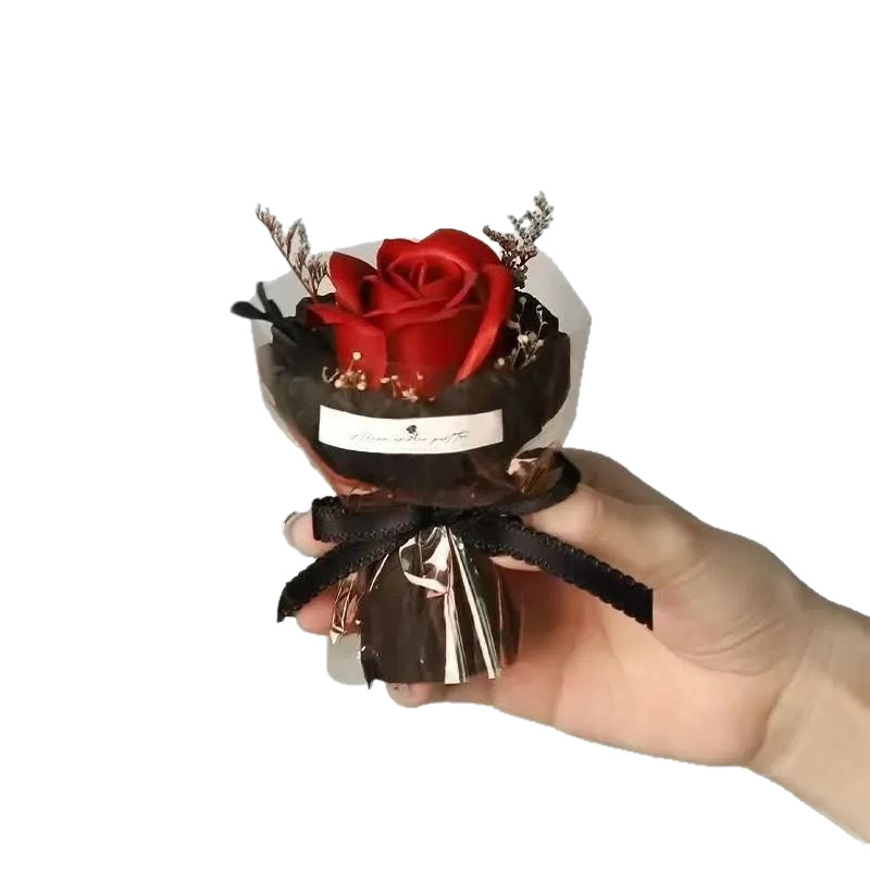 Christmas and Valentine's Day Gifts Mini Pocket Bouquet Roses Sunflowers Eternal Flowers Artificial Flowers Souvenirs