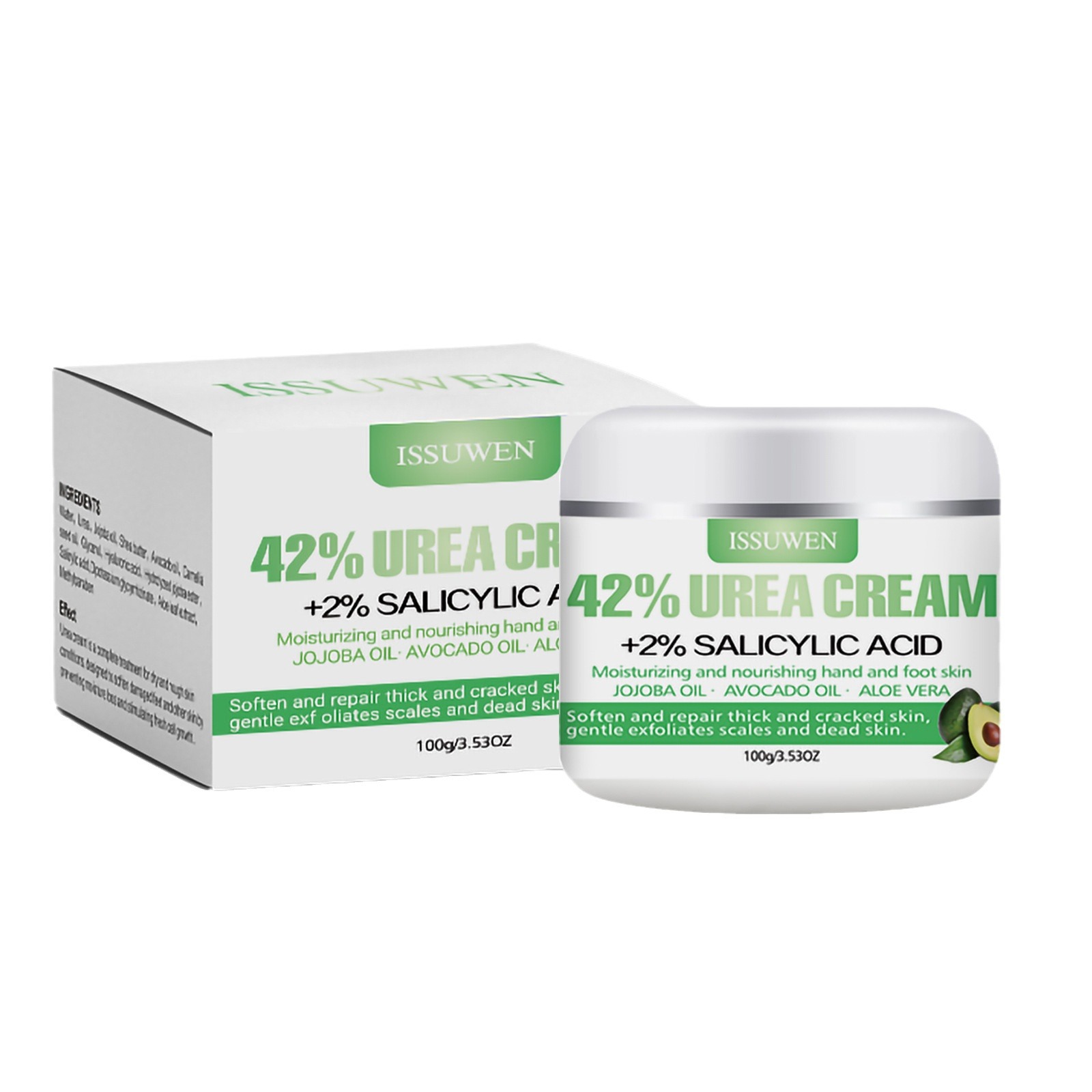Avocado Urea Cream Cross-Border Exclusive for Azacream42% Anti-Drying, Moisturizing, Hand and Foot Anti-Cracking