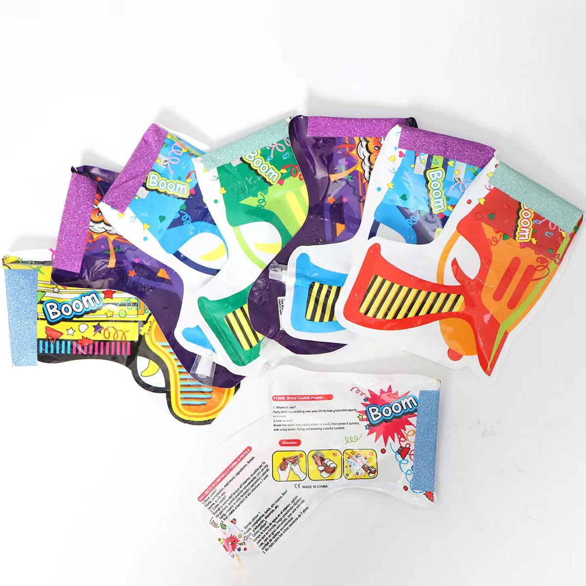 in stock automatic inflatable fireworks gun wholesale birthday salute blowing fireworks gun pistol handheld wedding fireworks