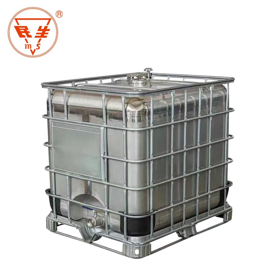 1000L 1180L 1500L IBC Square Barrel Food Chemical Storage Equipment