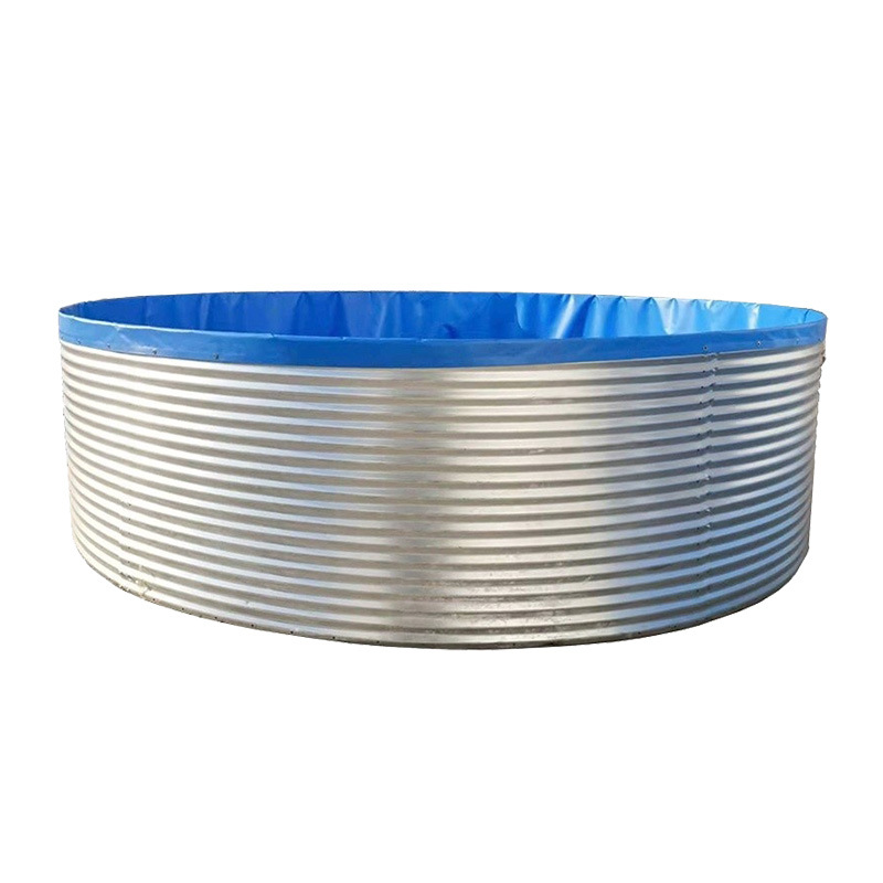 Galvanized Sheet Fish Pond, High-Density Fish Farming Pond, Outdoor Fishing Farm Canvas Pool, Outdoor Special Use