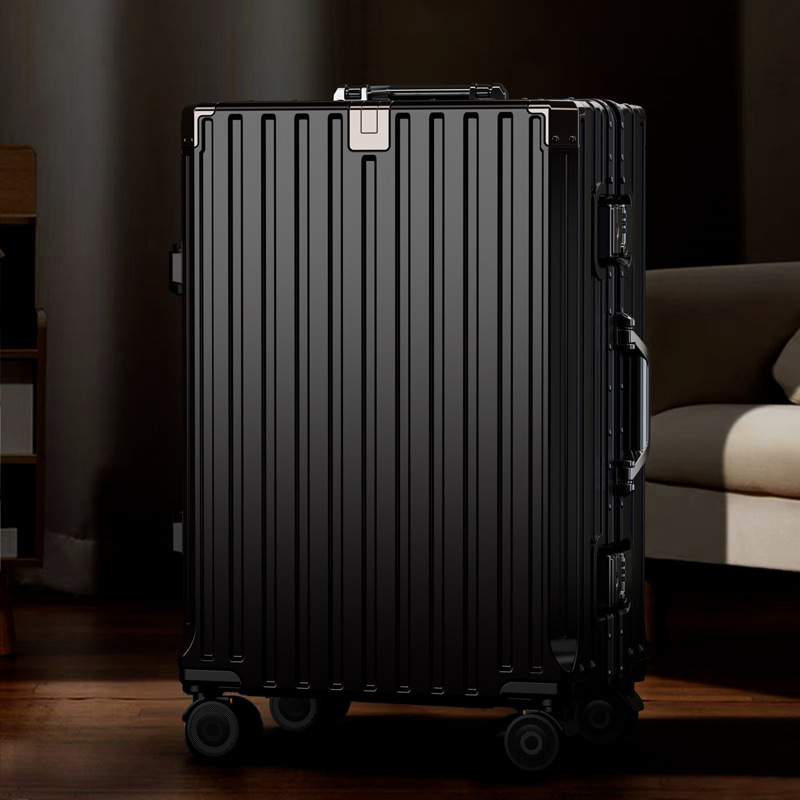 Large Capacity Luggage Case 24inch Suitcase 20inch Boarding Case Aluminum Frame Trolley Case 20inch Multifunctional Storage Case