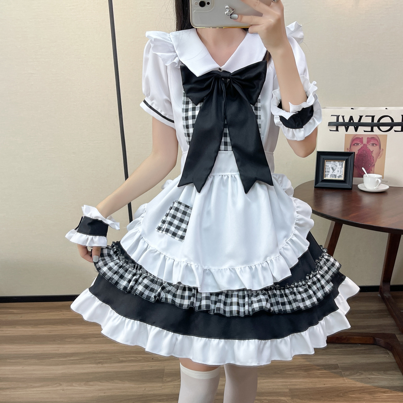Restaurant Maid Cute Maid Lolita Maid Dress Sexy cosplay Maid Uniform dress Plus Size