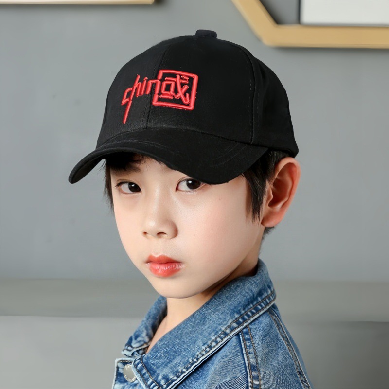 Spring and Autumn Children's Five-pointed Star Baseball Cap Chinese Style Baby Red Five-star Cap Kindergarten Boys and Girls Hat